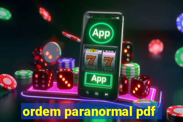 ordem paranormal pdf